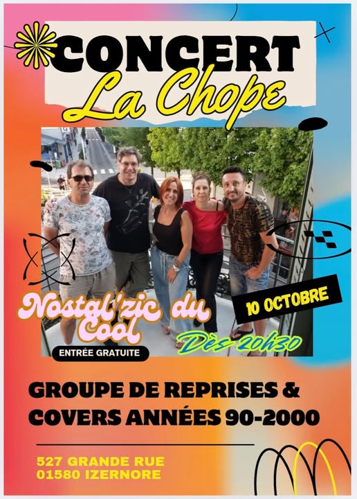 Concert La Chope Izernore