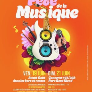 Affiche de la Fête de la musique Oyonnax 2026